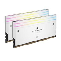 RAM Corsair DDR5, 7000MT/s 32GB 2x16GOB DIMM, XMP 3.0, DMINATOR TITANIUM White Heatspreader, RGB LED, 1.45V| CMP32GX5M2X7000C34W