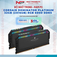 RAM Corsair Dominator Platinum 32GB (2x16GB) RGB 6000 DDR5 (CMT32GX5M2X6000C36)