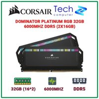 Ram Corsair Dominator Platinum RGB 32GB - 64GB 6000Mhz DDR5