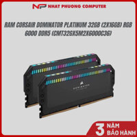RAM Corsair Dominator Platinum 32GB (2x16GB) RGB 6000 DDR5 (CMT32GX5M2X6000C36)