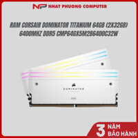 Ram Corsair Dominator Titanium 64GB (2x32GB) 6400MHz DDR5 CMP64GX5M2B6400C32W