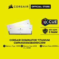 Ram Corsair Dominator Titanium 64GB (2x32GB) 6000MHz DDR5 - CMP64GX5M2B6000C30W
