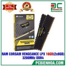 Bộ nhớ ram gắn trong Corsair DDR4 Vengeance  LPX 16GB (2x8GB) 3200 C16 đen CMK16GX4M2E3200C16