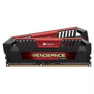 RAM Corsair Vengeance Red - DDR3 - 8GB Kit (2 x 4GB) - Bus 1600MHz - PC3 12800 (CMY8GX3M2A1600C9R)