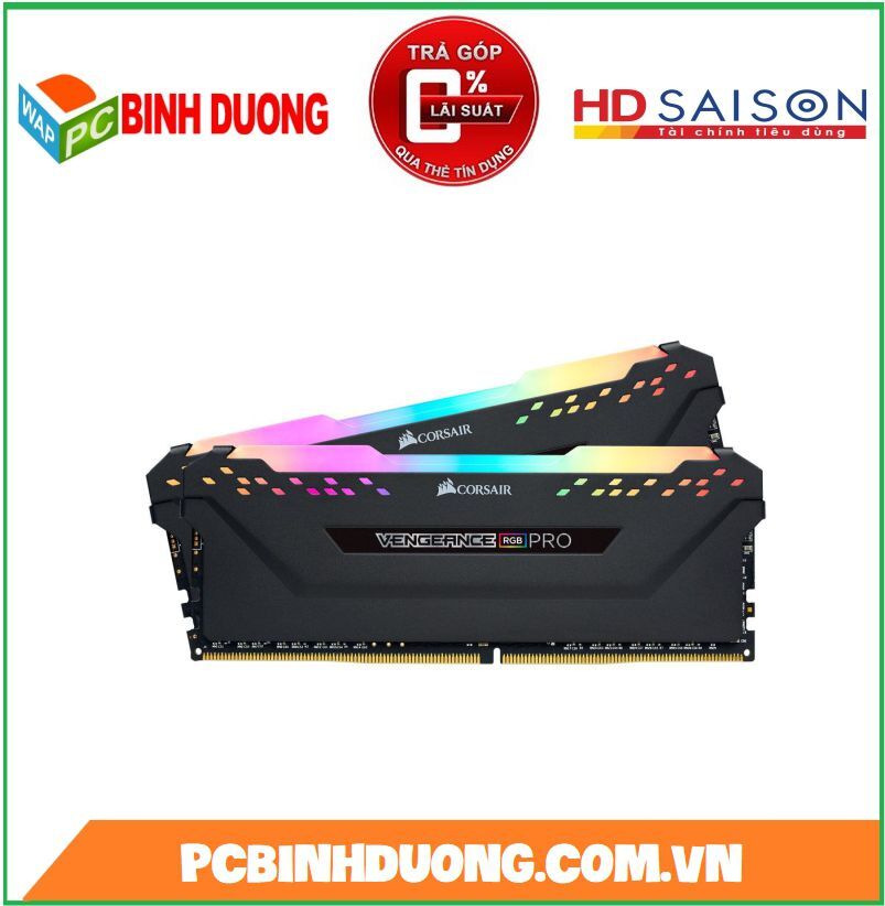 Ram Corsair Vengeance RGB Pro CMW16GX4M2C3200C16 - 16GB