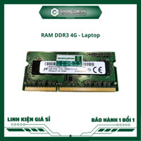RAM DDR3 4G - Laptop Micron PC3L buss 1600 hàng tháo máy bảo hành 12 tháng linh kiện chính hãng Shopcom