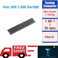 Ram DDR3 8GB 1600 Cũ BH 1 tháng