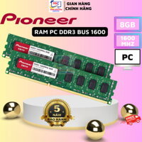 Ram DDR3 8GB Bus 1600MHz Pioneer dùng cho máy tính Desktop PC, Chính hãng - Bảo hành 5 năm