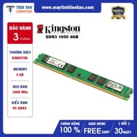 RAM DDR3 Kingston 4Gb 1600Mhz KVR16N11S8/4 PC