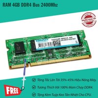 RAM DDR4 4Gb Bus 2400 MHz Kingston dùng cho laptop bảo hành 1 đổi 1 - Tương thích với tất cả Laptop chạy RAM DDR4