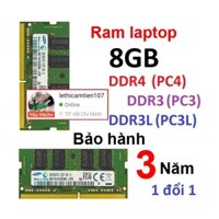 Ram ddr4 8gb ddr3 8gb ddr3l 8gb pc3-12800s pc3l-12800s pc4-2400T 2133P pc4-2666V bus 1333 1600 2133 2400 2666 tháo máy