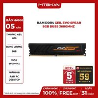 RAM DDR4 8GB GEIL EVO SPEAR 3600