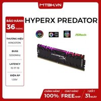 RAM DDR4 8GB KINGSTON HyperX Predator RGB 8GB 1G x 64-Bit DDR4-3200 CL16 288-Pin DIMM