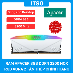 RAM DDR4 Apacer NOX RGB Aura 2 8GB(1x8) 3200MHz