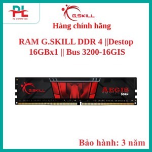 Ram DDR4 Gskill 16G/3200 Aegis (1x 16GB) F4-3200C16S-16GIS