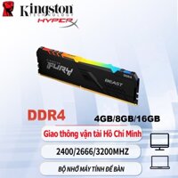 Ram Ddr4 Rgb Kingston Hyperx Beast 4Gb 8Gb 16Gb 2400 / 2666 / 3200Mhz Nhiều Màu Sắc Để Bàn Ram Ddr4 Cho Máy Tính