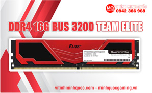 Ram DDR4 Team 16G Bus 3200 Elite Plus (1x 16GB)