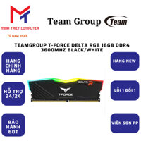 Ram DDR4 TeamGroup 16G/3600 T-Force Delta RGB (1x 16GB) (TF3D416G3200HC16FBK) bảo hành 60 tháng
