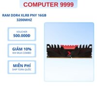 Ram DDR4 XLR8 PNY 16GB 3200Mhz (MD16GD4320016XR) Có Tản Nhiệt.