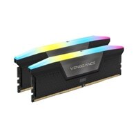 RAM DDR5 CORSAIR VENGEANCE RGB 64GB 6400MHz (2x32GB) C32 BLACK