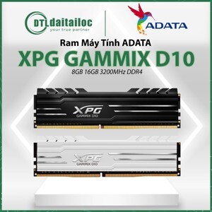 Ram Desktop Adata XPG Gammix D10 (AX4U320016G16A-SB10) 16GB (1x16GB) DDR4 3200Mhz