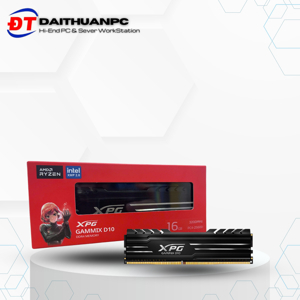 Ram Desktop Adata XPG Gammix D10 (AX4U320016G16A-SB10) 16GB (1x16GB) DDR4 3200Mhz
