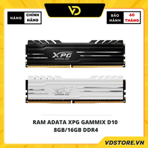 Ram Desktop Adata XPG Gammix D10 (AX4U320016G16A-SB10) 16GB (1x16GB) DDR4 3200Mhz