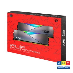 Ram Desktop Adata XPG Spectrix D50 ROG Certified (AX4U36008G17H-DC50R) 16GB (2x8GB) DDR4 3600Mhz