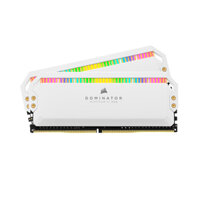 Ram Desktop Corsair Dominator Platinum White RGB (CMT32GX4M2E3200C16W) 32GB (2x16G) DDR4 3200MHz (DDR4, , DDR4 3200 MHz, RAM Corsair)