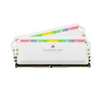 Ram Desktop Corsair Dominator Platinum White RGB (CMT32GX4M2E3200C16W) 32GB (2x16G) DDR4 3200MHz (DDR4, , DDR4 3200 MHz, RAM Corsair)