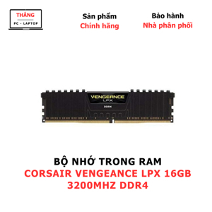 RAM Desktop Corsair Vengeance LPX 16GB DDR4 3200Mhz CMK16GX4M1E3200C16