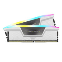 Ram desktop Corsair Vengeance RS RGB 32GB (2x16GB) DDR5 bus 6000MHz White (CMH32GX5M2E6000C36W)