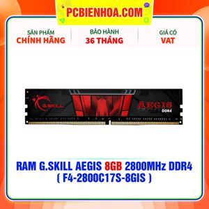 Ram Desktop G.Skill Aegis 8GB (1x8GB) DDR4 2800MHz (F4-2800C17S-8GIS)