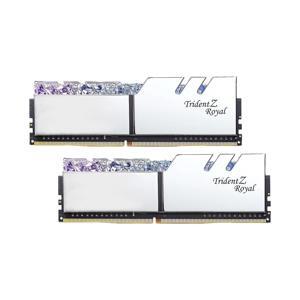 Ram Desktop G.Skill Trident Z Royal RGB Silver 16GB (2x8GB) DDR4 3600MHz (F4-3600C18D-16GTRS)