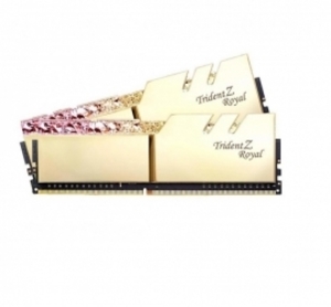 Ram Desktop G.Skill Trident Z Royal RGB Gold 16GB (2x8GB) DDR4 3200MHz (F4-3200C16D-16GTRG)