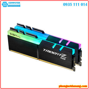 Ram Desktop G.Skill Trident Z RGB 32GB (2x16GB) DDR4 3600MHz (F4-3600C18D-32GTZR)