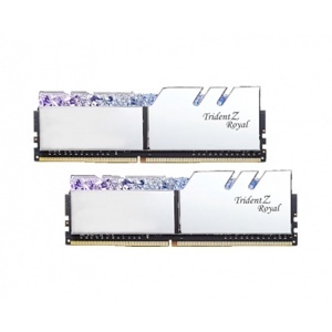 Ram Desktop G.Skill Trident Z Royal RGB Silver 16GB (2x8GB) DDR4 3600MHz (F4-3600C18D-16GTRS)