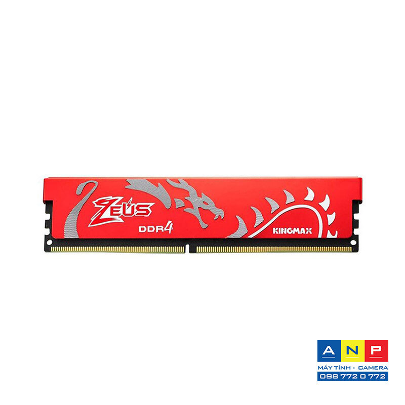 Ram Desktop Kingmax Zeus Dragon Red KM-LD4-2666-16GH