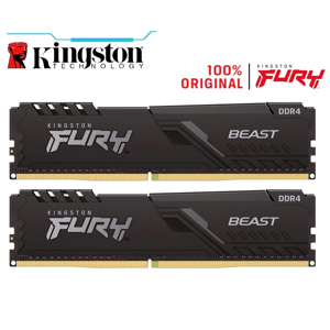 Ram Desktop Kingston Fury Beast (KF432C16BB/8) 8GB (1x8GB) DDR4 3200Mhz