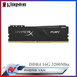 Ram Desktop Kingston HyperX Fury Black 16GB (1x16GB) DDR4 3200MHz (HX432C16FB3/16)