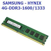 Ram Đồng Bộ Samsung 4G Ddr3 Bus 1333/1600 Mhz ( Ram 4G cũ nhiều hãng Samsung, Hynix, Hp, Dell)