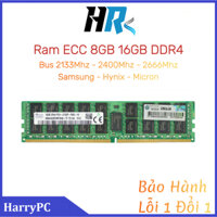 Ram ECC 16GB DDR4 Bus 2133 - 2400 - 2666 Chính Hãng Tháo Máy, BH 12 Tháng Lỗi 1 Đổi 1