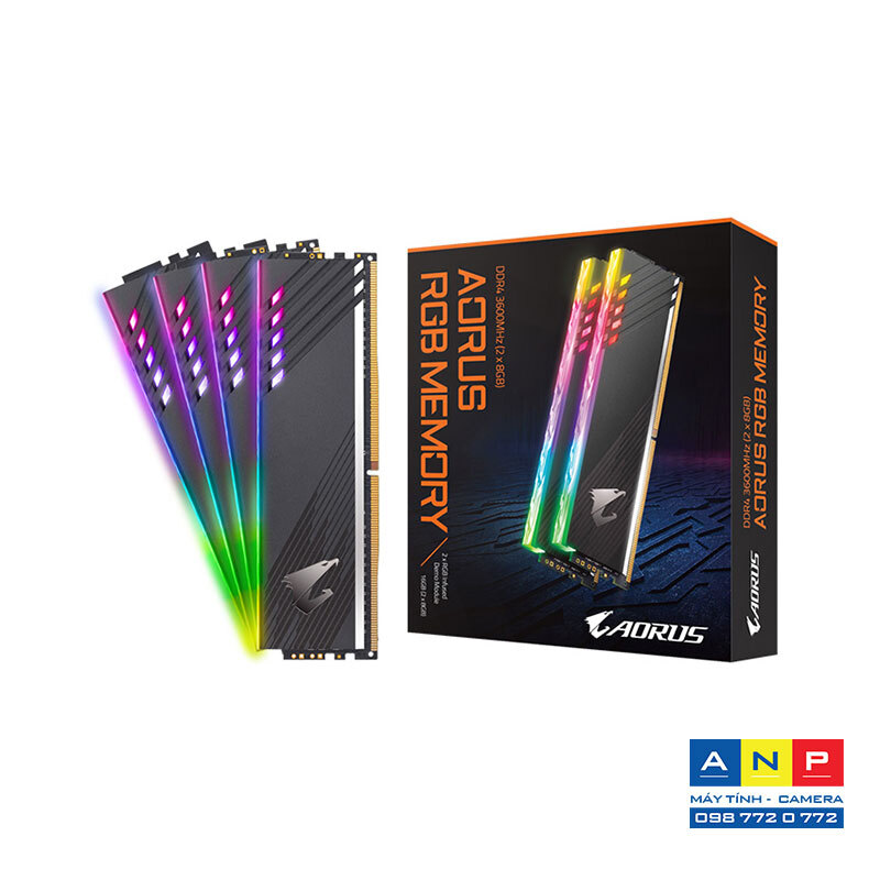 Ram Gigabyte AORUS RGB 16GB (2x8GB) (With Demo Kit) DDR4 3600Mhz GP-AR36C18S8K2HU416RD
