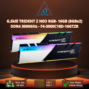 Ram Gkill Trident Z Neo RGB 16GB bus 3600 F4-3600C18D-16GTZN