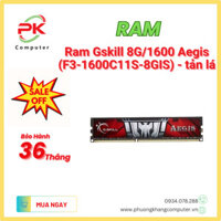 Ram Gskill 8G/1600 Aegis (F3-1600C11S-8GIS) - Tản lá