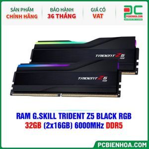 Ram G.Skill Trident Z5 RGB DDR5 DDR5-6000MHz 32GB (2x16GB) - F5-6000J3636F16GX2-TZ5RK