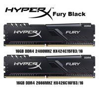 Ram HyperX Fury Black 16GB DDR4 2400MHz 2666MHz Dùng Cho PC Desktop - Bảo hành 36 tháng 1 đổi 1