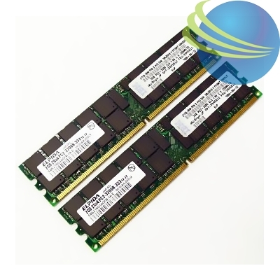 Ram sever IBM 4GB (2x2GB -Kit) PC2-3200 Dual Rank CL3 ECC DDR2 SDRAM RDIMM (39M5812)