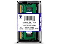 Ram Kingston 4GB DDR3L Bus 1600 SODIMM 1.35V – KVR16LS11/4WP