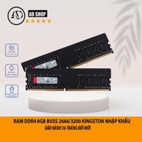 RAM Kingston 8GB DDR4 Bus 2666 MHz mới bảo hành 3 năm